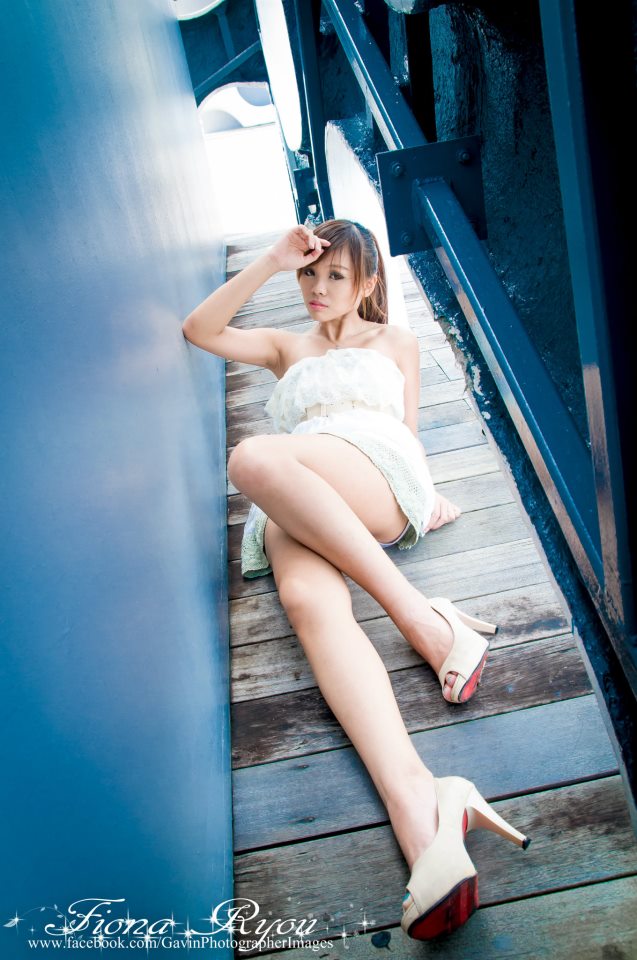 Female model photo shoot of fiona ryou
