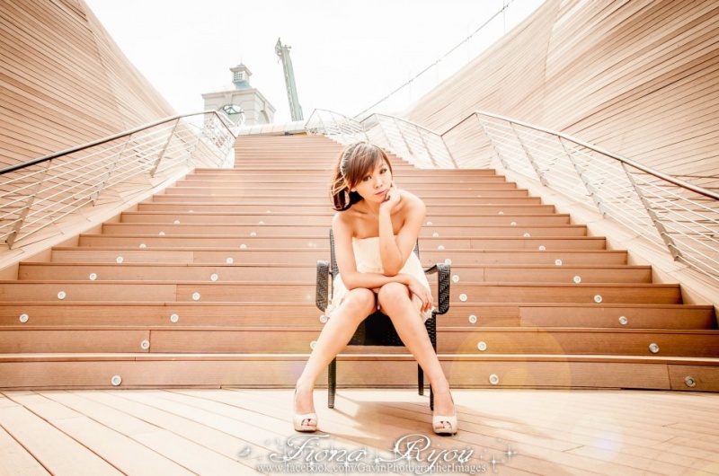 Female model photo shoot of fiona ryou