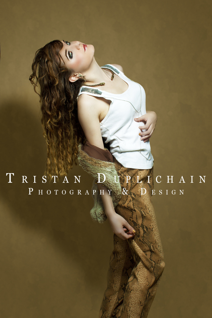 Female model photo shoot of TristanDuplichainPhotog and Mrs Chievous in Studio