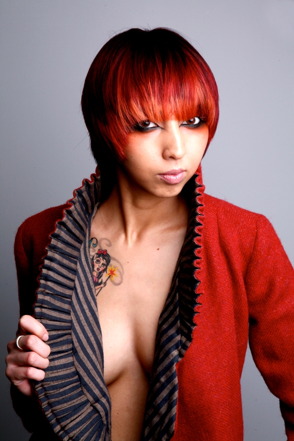 Female model photo shoot of Chilli Couture