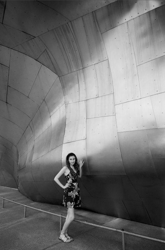 Female model photo shoot of Juilene Photography in Seattle Center