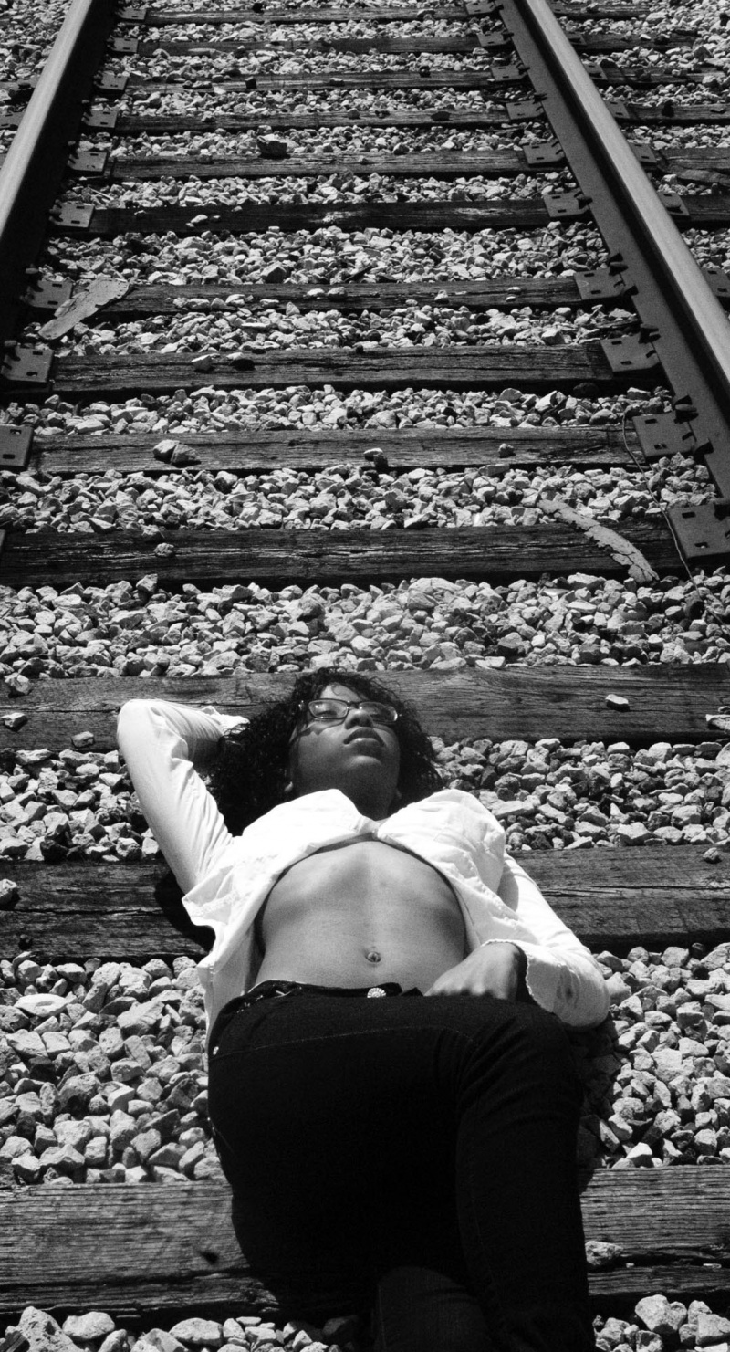 Male model photo shoot of Fidelis Photography  in Metra Tracks