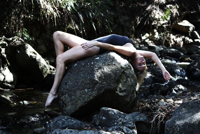 Female model photo shoot of Expose Photography TAS in Lenah Valley Creek