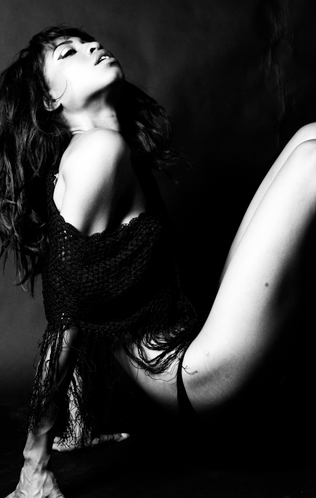 Female model photo shoot of ExistingEden by Chris Vongsawat in BKNY, makeup by Sinem