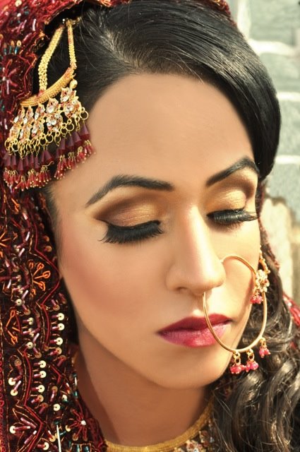 Female model photo shoot of Nazia Akhtar MUA in Harrow