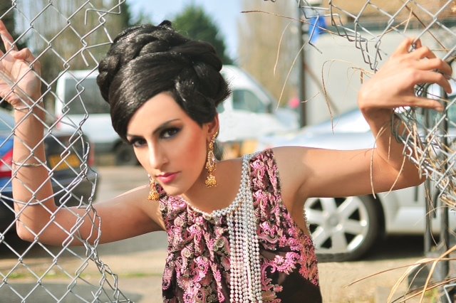 Female model photo shoot of Nazia Akhtar MUA in Harrow