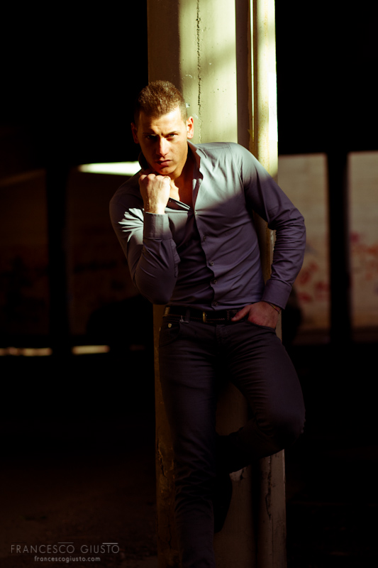 Male model photo shoot of Francesco Giusto in Taranto, Italy