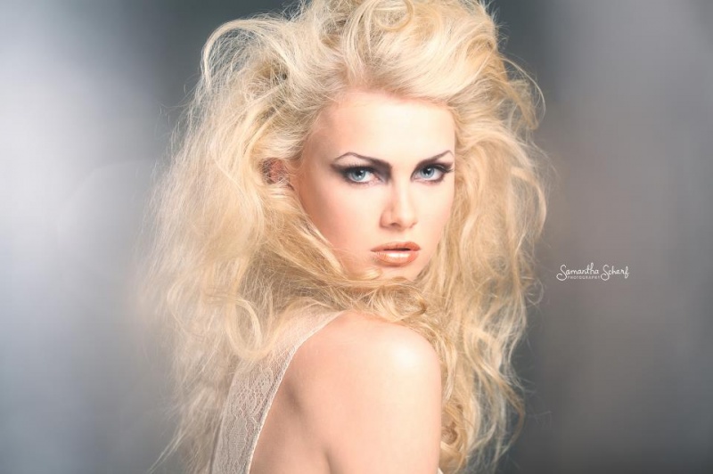 Female model photo shoot of Miss Vautour Make Up