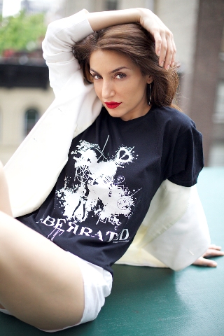 Female model photo shoot of Yelena M in NYC
