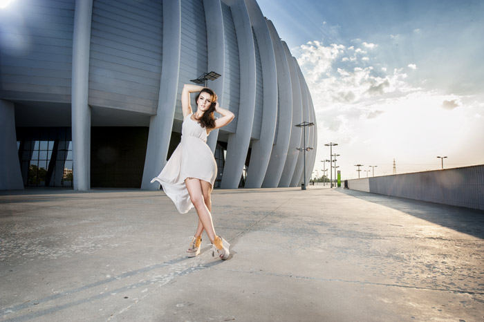 Male model photo shoot of Domagoj Borscak in Arena Zagreb, Croatia