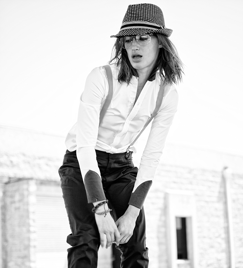Female model photo shoot of VEEA Androgynous and K I C K H A M in www.androgynousfashion.com