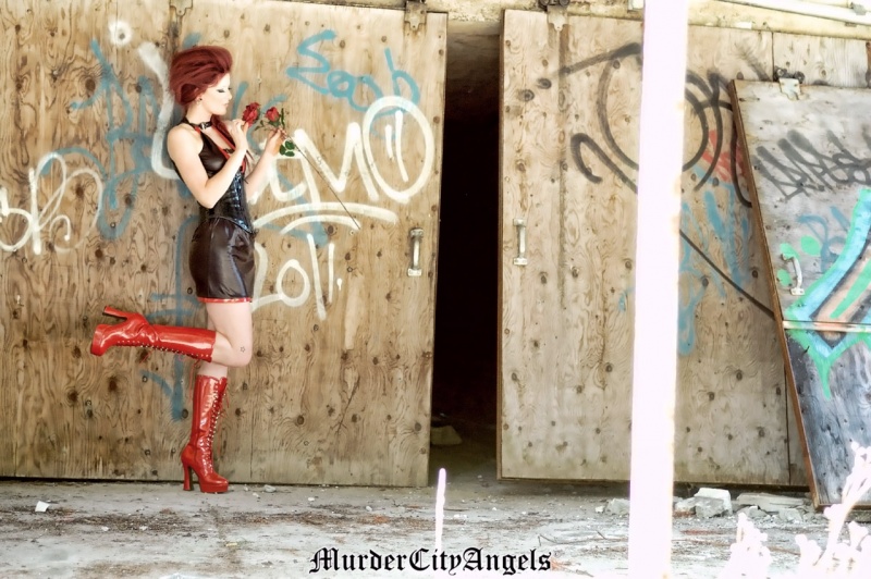 Female model photo shoot of Hallie-Rae by Murder-City-Angels
