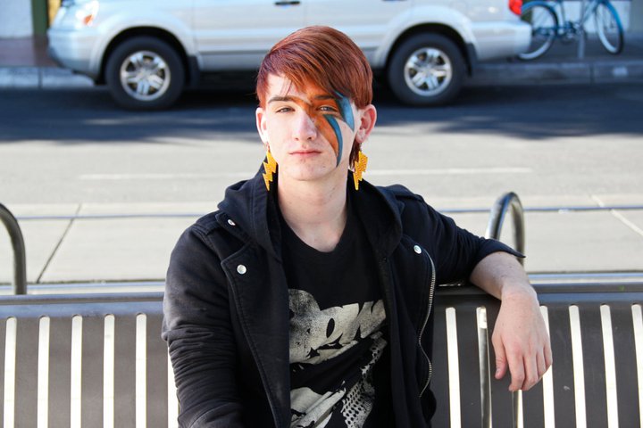 Male model photo shoot of Ian Spunk in Downtown Tucson, Arizona