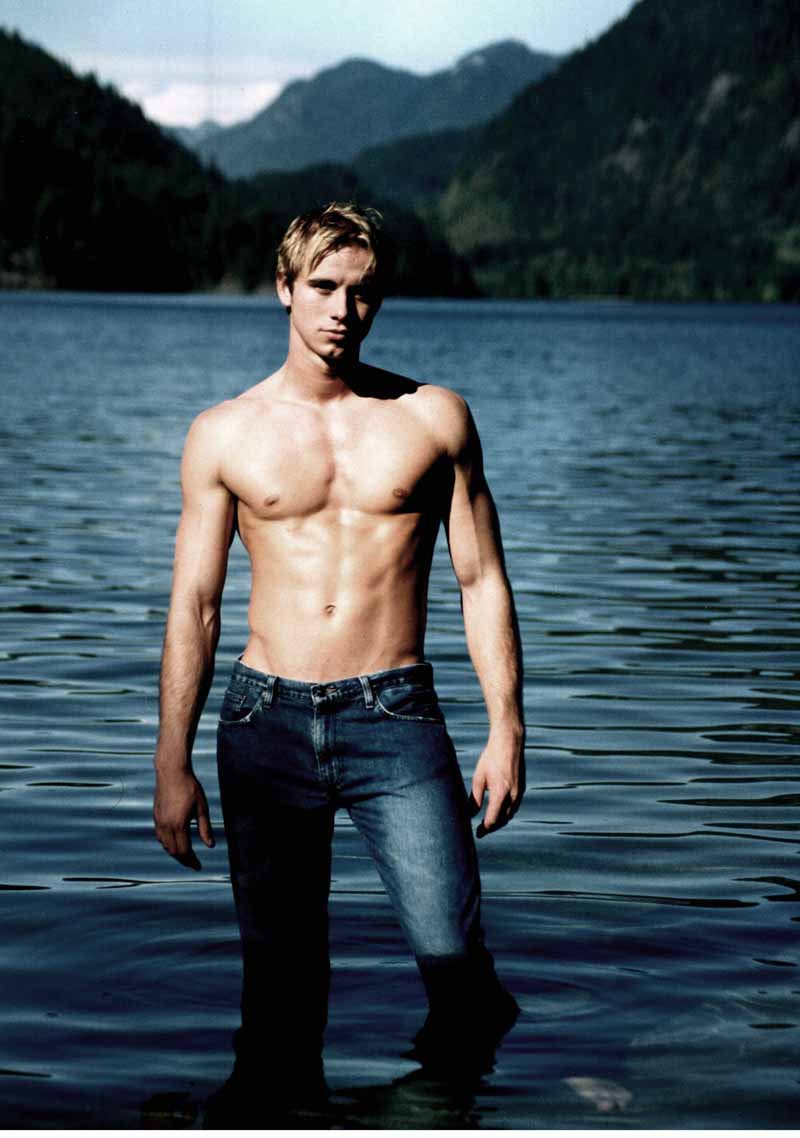 Male model photo shoot of Sheldon Lawlor in Bunzten lake, Portmoody, BC (Vancouver)
