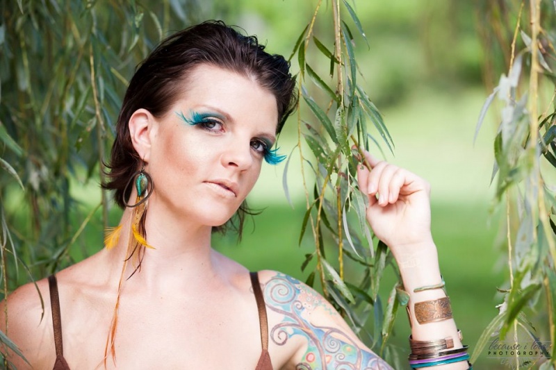 Female model photo shoot of Glow Skincare Makeup