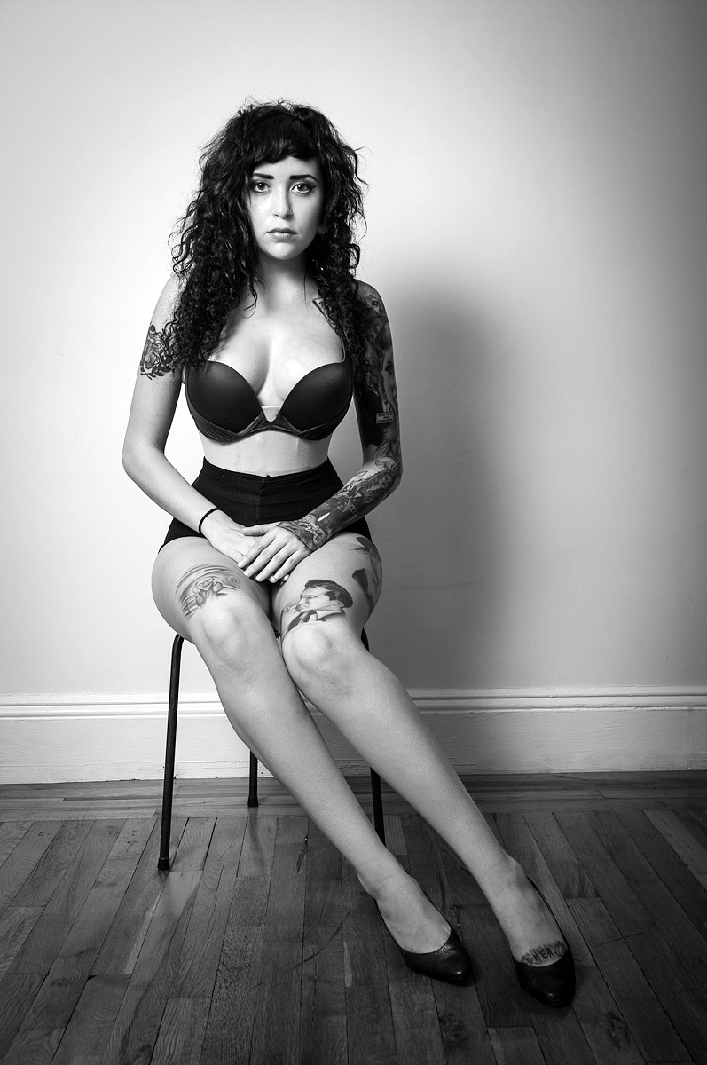 Female model photo shoot of Violet LeBlanc by __JC__ in Brooklyn