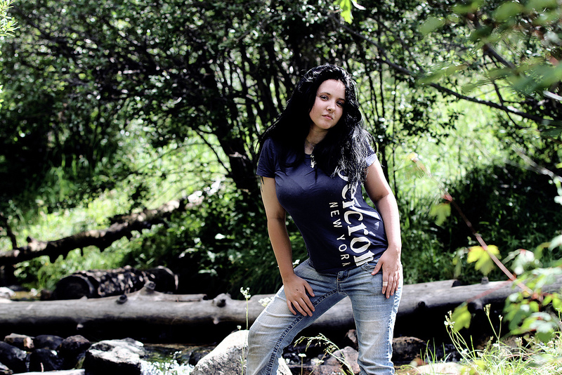 Female model photo shoot of Rosamarie_native Pride 