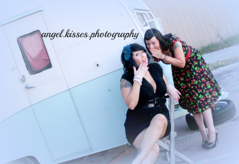 Female model photo shoot of angel kisses