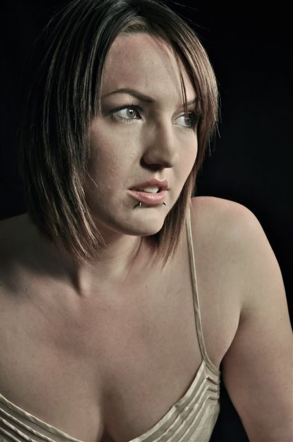 Female model photo shoot of ChristineRinehart, hair styled by Christine Rinehart
