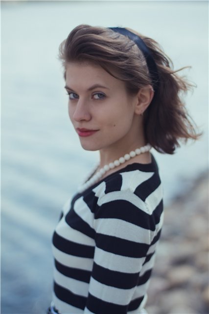 Female model photo shoot of Diana Goderich in Moscow, Kolomenskyi Park