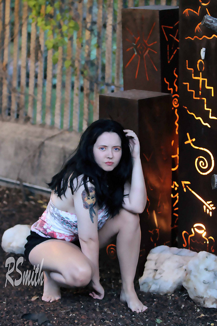 Female model photo shoot of Rosamarie_native Pride  in Albuq,NM