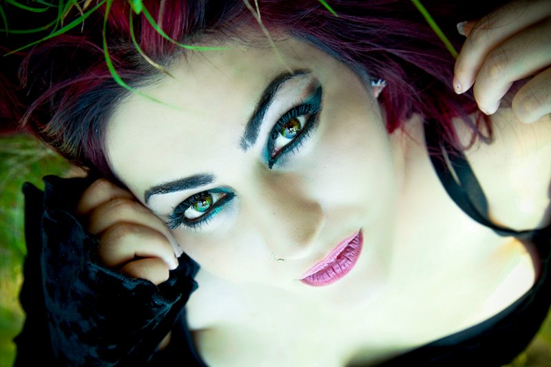 Female model photo shoot of Darkspace