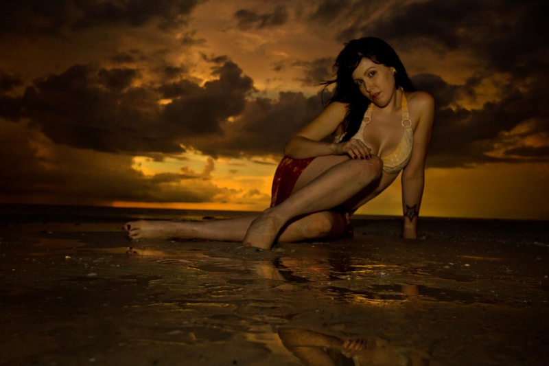 Female model photo shoot of Shilo Vixen in Clearwater Beach, retouched by sage666