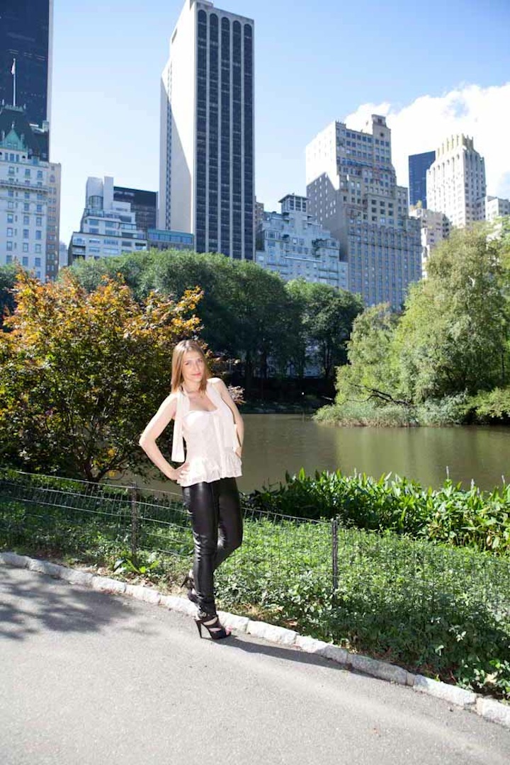 Female model photo shoot of Lina Paris in Central Park