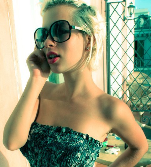 Female model photo shoot of Eugenie de Sade by Dominik SF in Capri, Italy