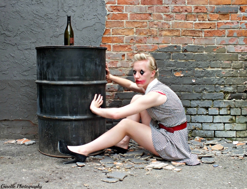 Female model photo shoot of Skylah Ginette in Meme's Italian Grill, Kelowna, BC