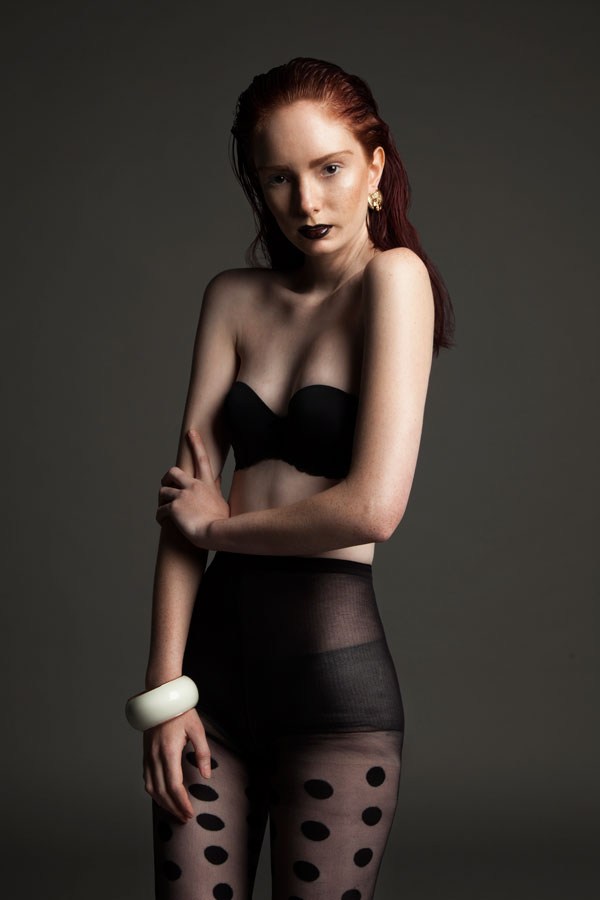 Female model photo shoot of Charlotte Godfrey in London Studio