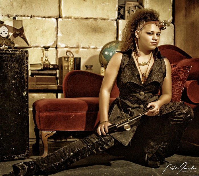 Female model photo shoot of vea8999 in Xavier Jordan graphics