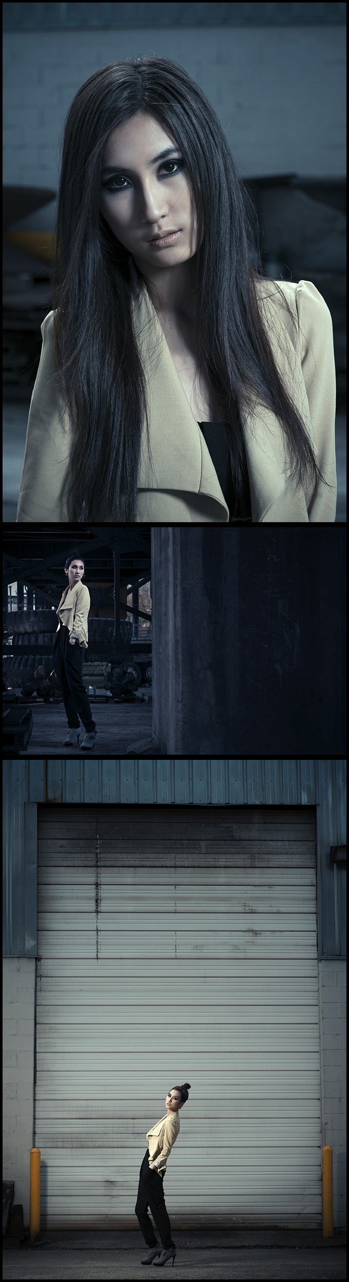 Male and Female model photo shoot of Patrick CN Wong and RebeccaChan, makeup by Yingbo Chen