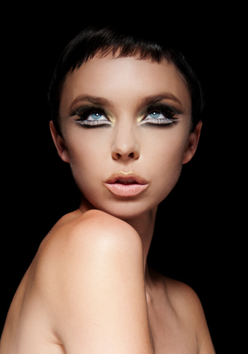 Female model photo shoot of Ella Darling by H A Z E, makeup by Chloe Han