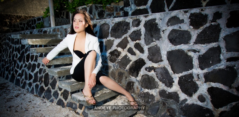 Female model photo shoot of Julie Cheung-Inhin by Andeye in Point d'Esny, Mauritius
