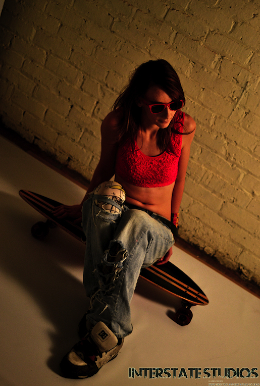 Female model photo shoot of Fi Flo Hoop Artist by Suzi Taylor in Interstate Studios