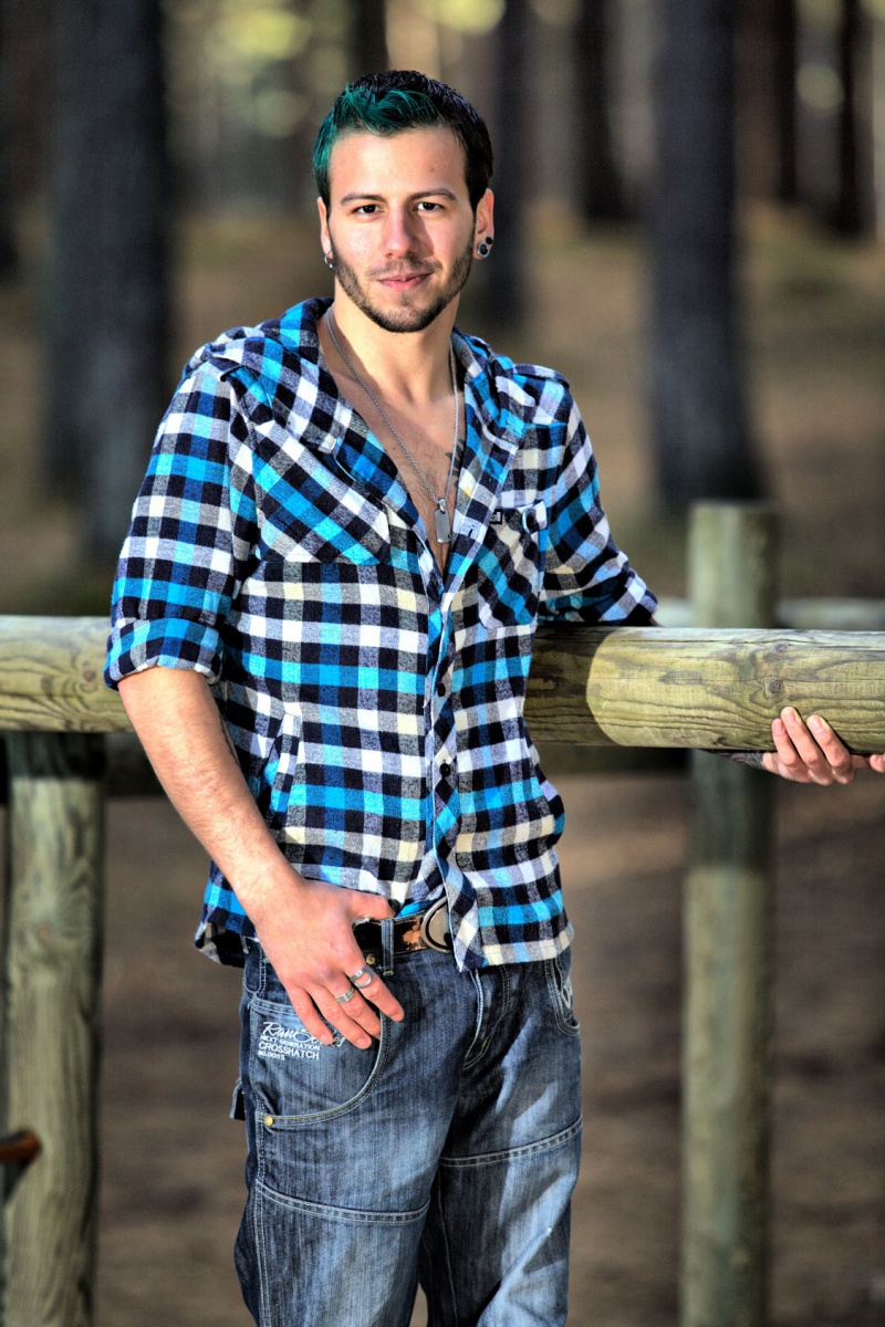 Male model photo shoot of Aidan Jones Photography in Woods