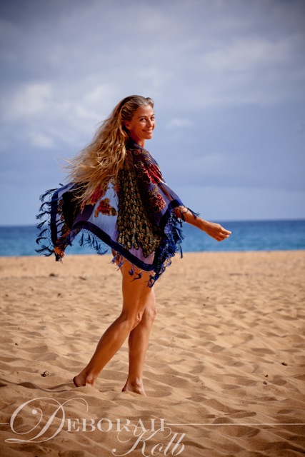 Female model photo shoot of berby by Deborah Kolb in Secret Beach Kauai