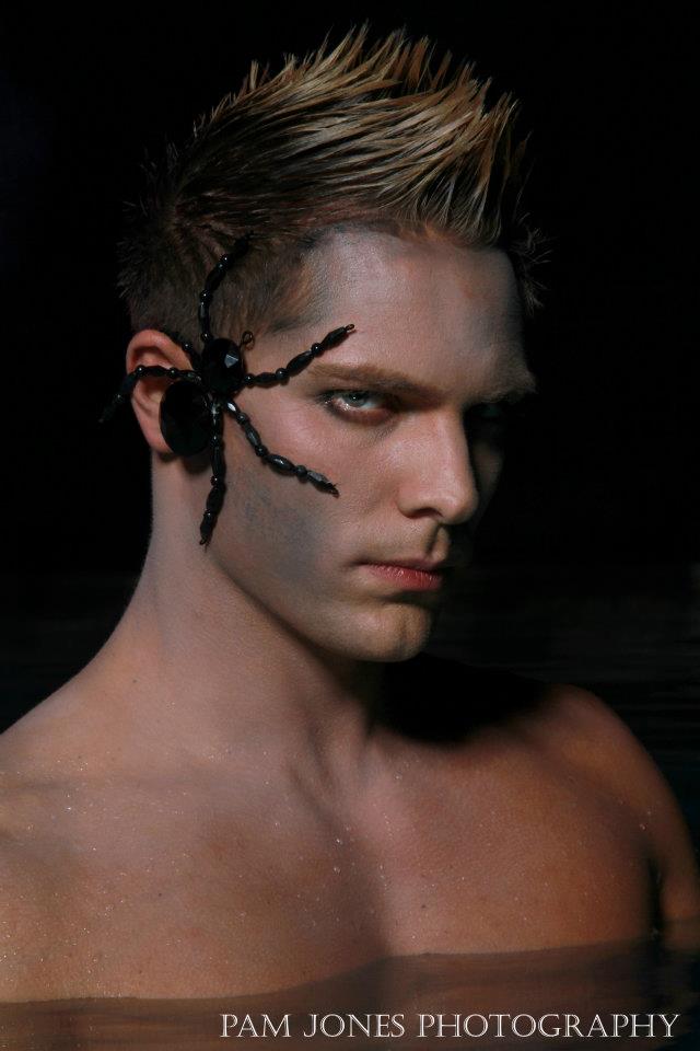 Male model photo shoot of Lee Owens by Pam Jones Photography, art by Serket Jewelry