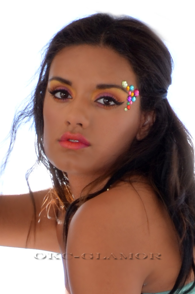 Female model photo shoot of MakeupByLola and GiGi Lopez