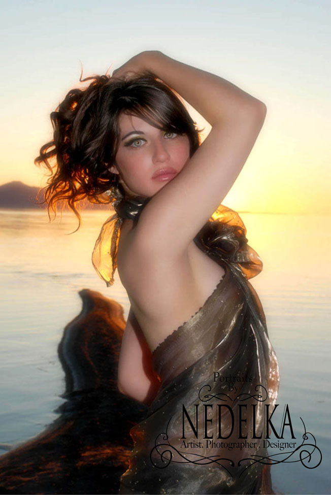 Female model photo shoot of Victoria Del Pilar by Nedelka Martinsen in Great Salt Lake