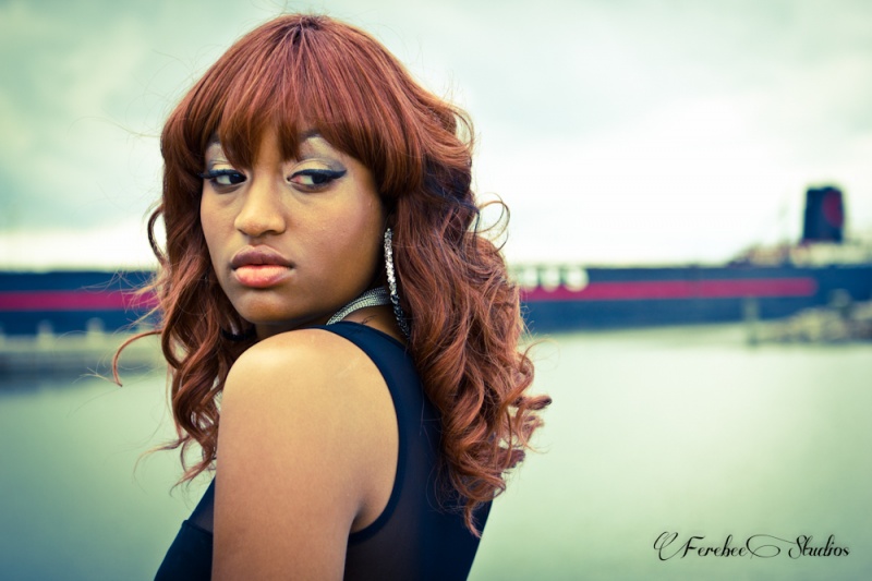 Male and Female model photo shoot of Ferebeestudios and Thee Latonya Norton, hair styled by BoogsStyles