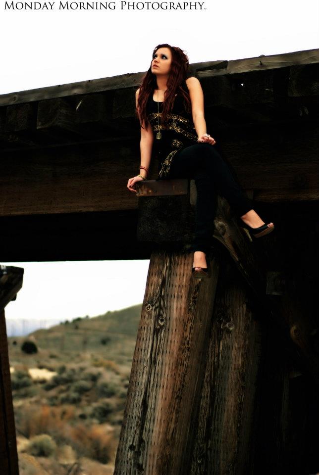 Female model photo shoot of just stephanie in Near Eureka, Utah