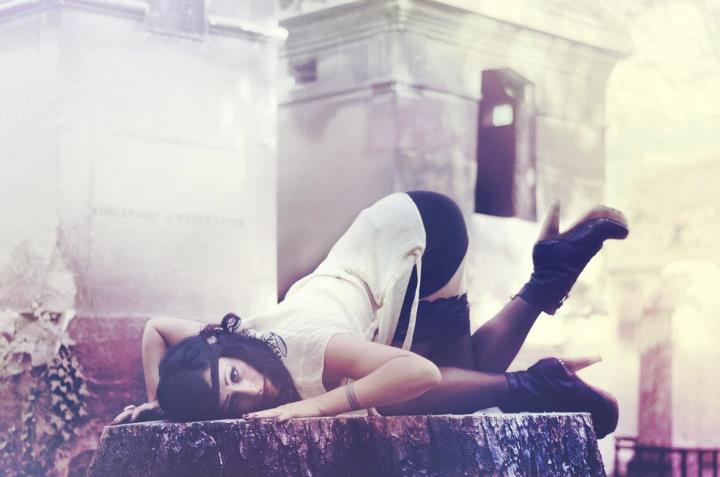 Female model photo shoot of Sasha Lyrika by Sebastien Larreur in Paris, France