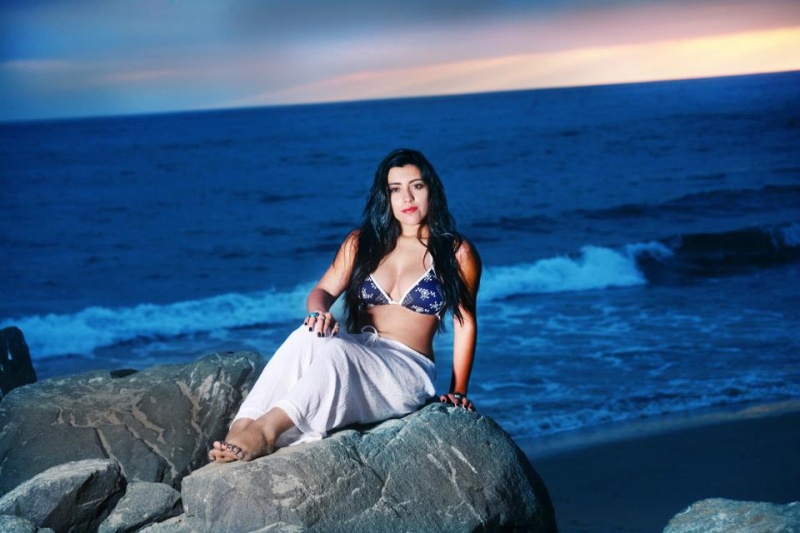 Female model photo shoot of Stephanie soto in Tamarack beach
