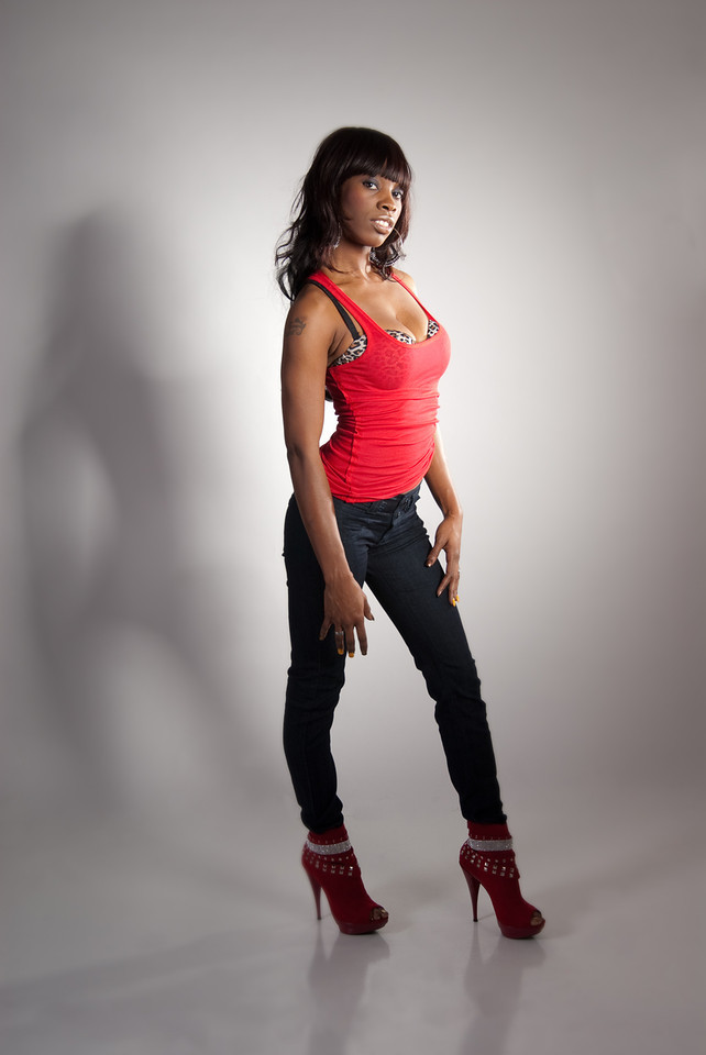 Female model photo shoot of BlackBarbie by Jim Johnson Photography