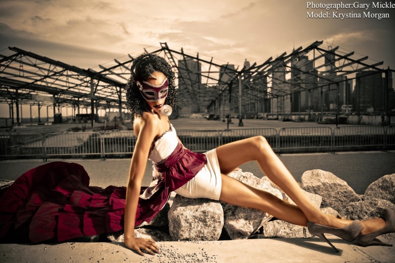 Female model photo shoot of Krystina Morgan by Gary Mickle in Brooklyn Promenade
