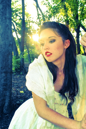 Female model photo shoot of megthemuse and greeneyedmarie in Plano, TX, makeup by Genie MUA