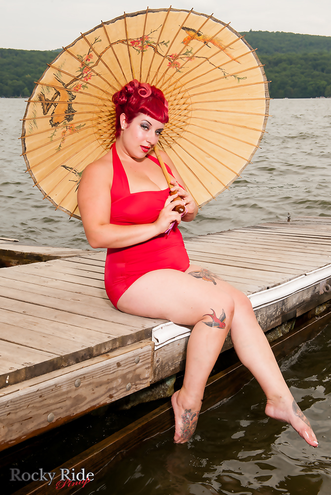 Female model photo shoot of Shannon OLovely by Rocky Ride  in Greenwood Lake,NY, hair styled by Betties Revenge, makeup by Fatale Makeup Artistry