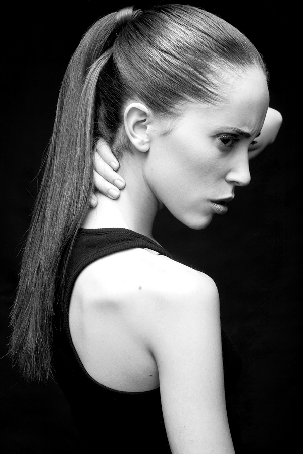 Female model photo shoot of Aggie Blanco in Estudio Estocolmo.